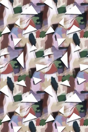 抽象手绘满版最新高清数码时尚潮流大牌复古欧美风纹理印花华亿平台图片