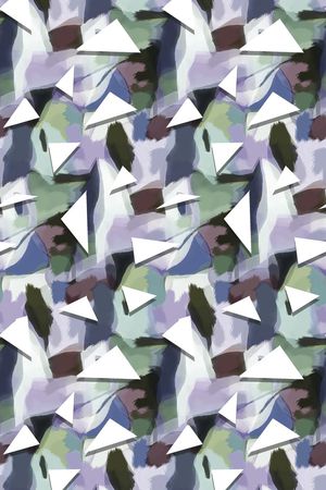 抽象手绘满版最新高清数码时尚潮流大牌复古欧美风纹理印花华亿平台图片