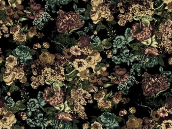 复古花印花华亿平台图片