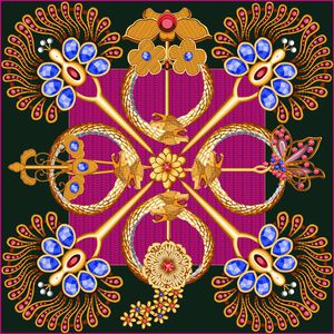 丝巾印花华亿平台图片