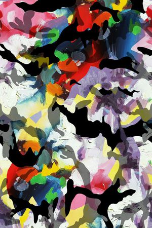 时尚潮流迷彩印花华亿平台图片