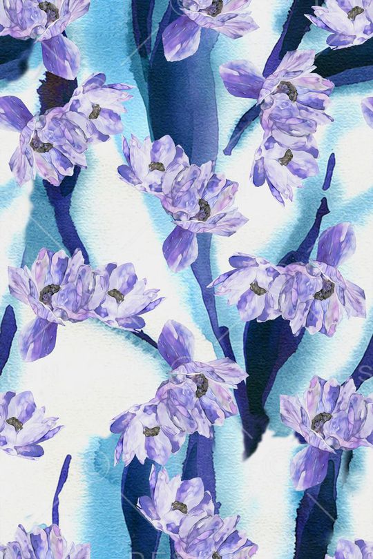 手绘印花华亿平台图片