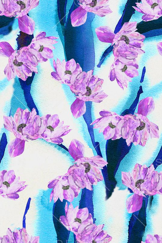 手绘印花华亿平台图片