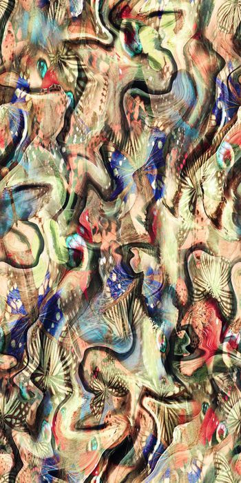 蝴蝶荟萃印花华亿平台图片