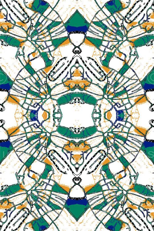 几何印花华亿平台图片