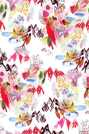 抽象印花华亿平台图片