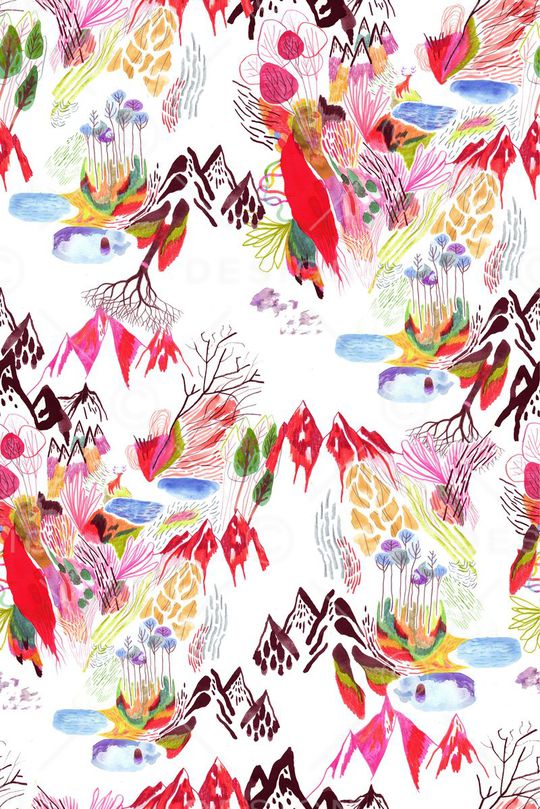 抽象印花华亿平台图片