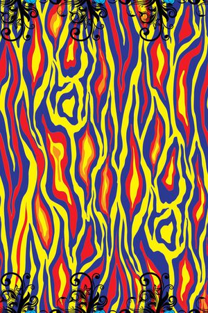 动物纹印花华亿平台图片