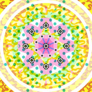 现代流行印花华亿平台图片