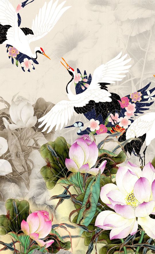 荷花印花华亿平台图片