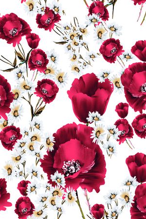 花朵印花华亿平台图片