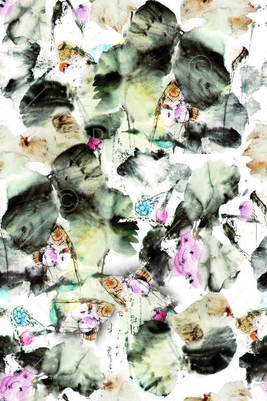 水彩印花华亿平台图片