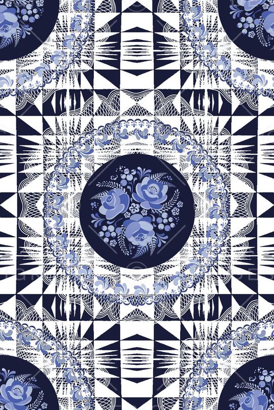 抽象手绘满版最新高清数码时尚潮流大牌复古欧美风印花华亿平台图片