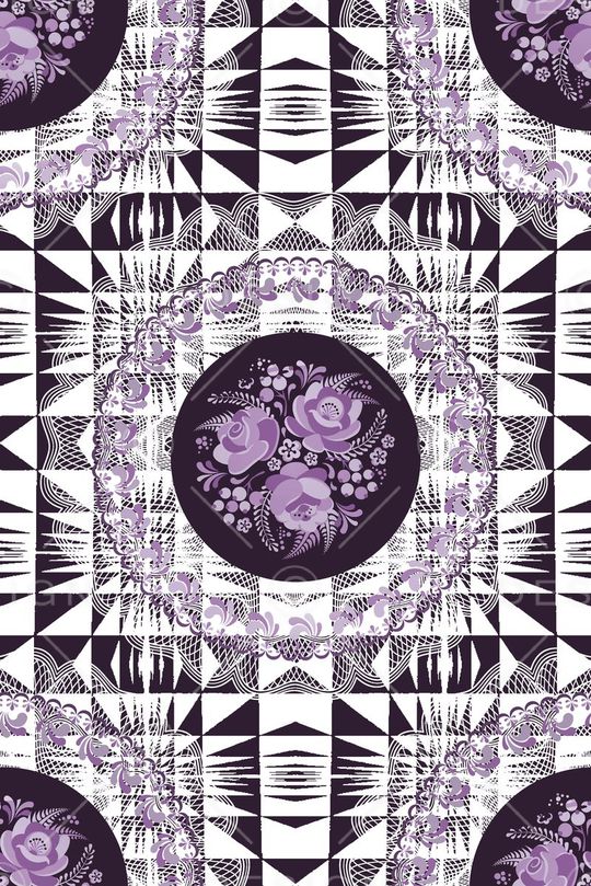 抽象手绘满版最新高清数码时尚潮流大牌复古欧美风印花华亿平台图片