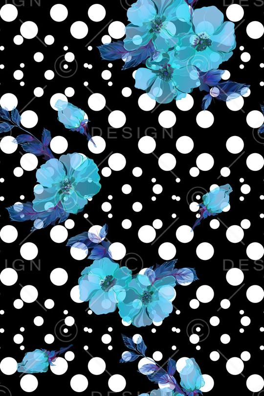 大花卉印花华亿平台图片