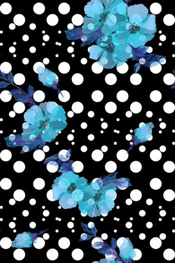 623584-透明波点清爽花卉