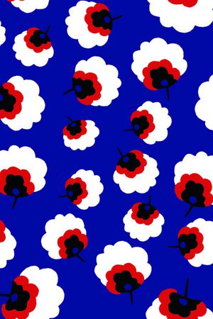 三色花印花华亿平台图片