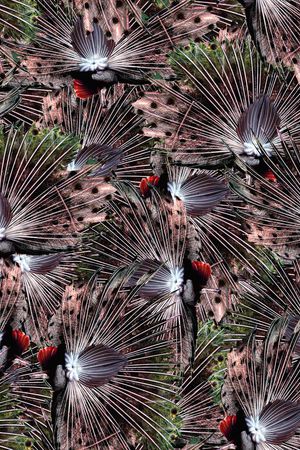 ♥红桃A〖豹纹纹理〗印花华亿平台图片