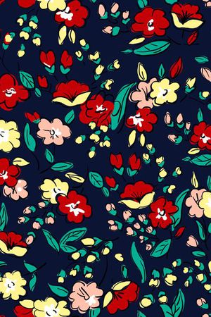 手绘印花华亿平台图片