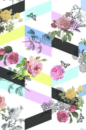 几何印花华亿平台图片