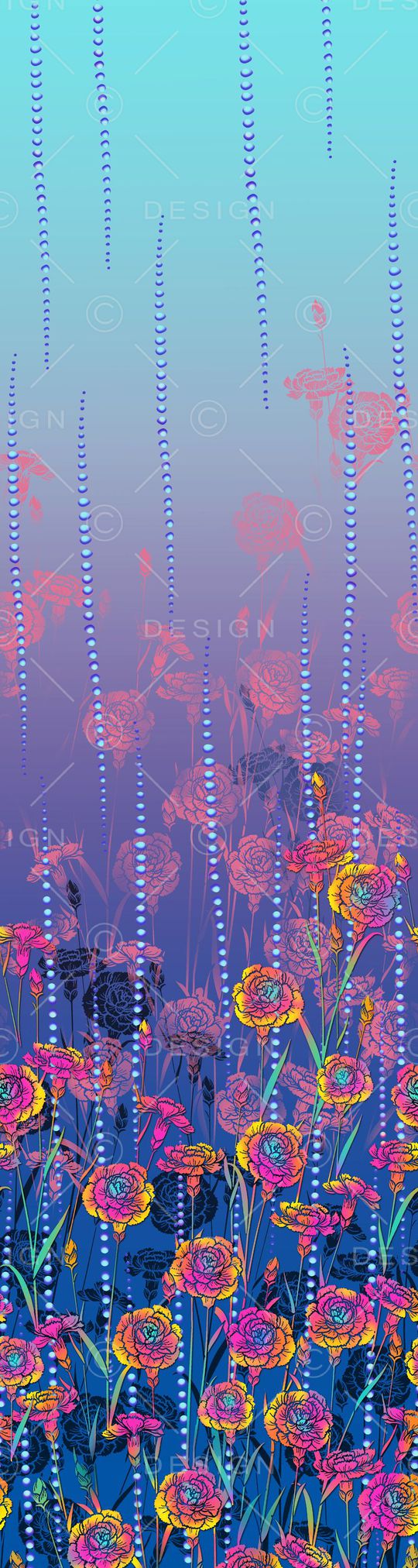 抽象花印花华亿平台图片