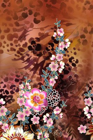 线条印花华亿平台图片