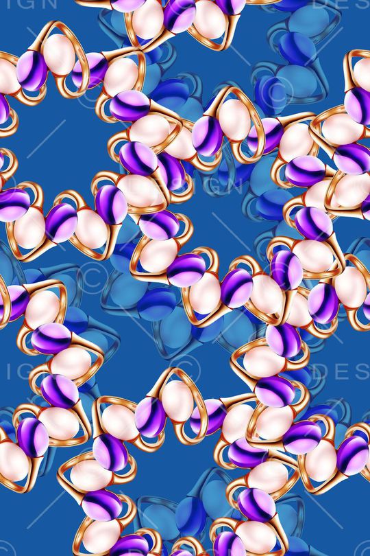 抽象珠宝印花华亿平台图片