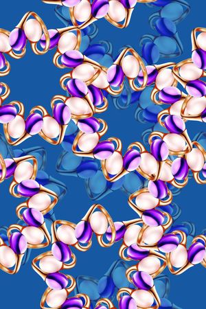 抽象珠宝印花华亿平台图片