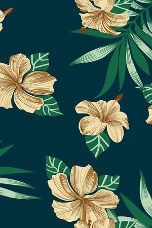 绿叶印花华亿平台图片