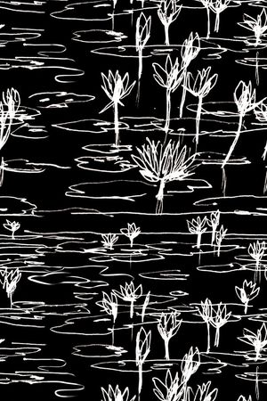 水墨印花华亿平台图片