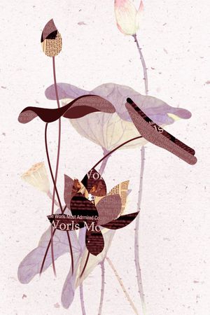 荷花印花华亿平台图片