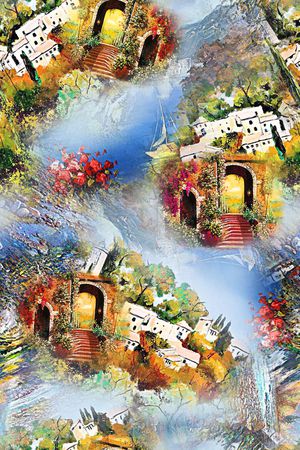 油画印花华亿平台图片