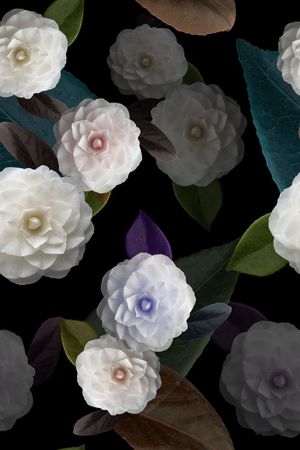 兰花印花华亿平台图片