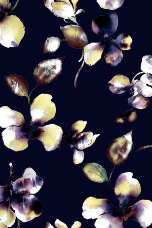 淡雅印花华亿平台图片