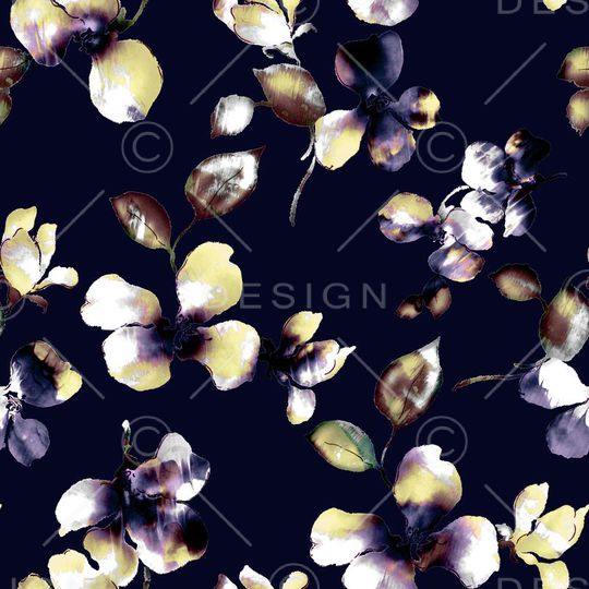 淡雅印花华亿平台图片