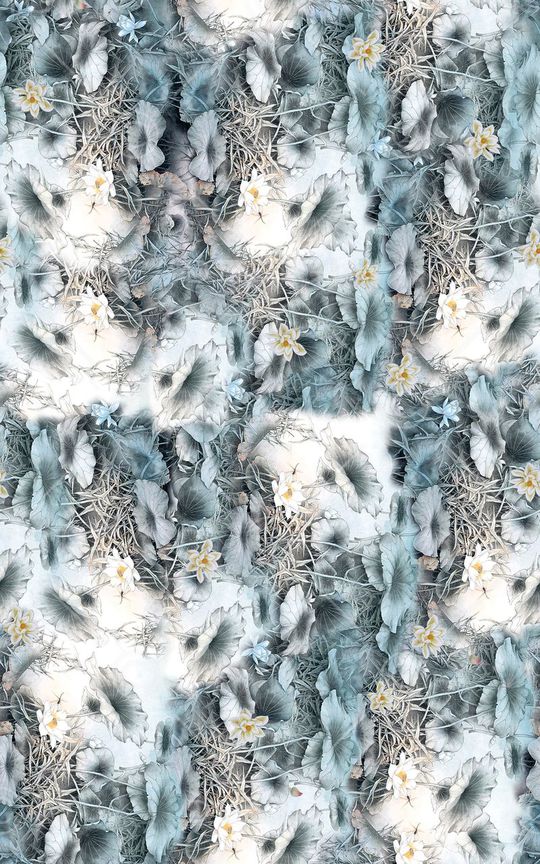 荷花印花华亿平台图片