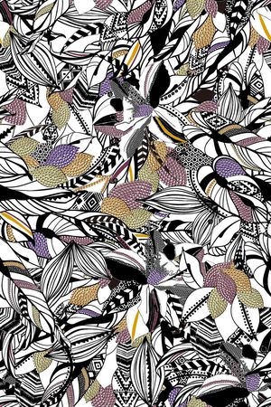 树枝印花华亿平台图片