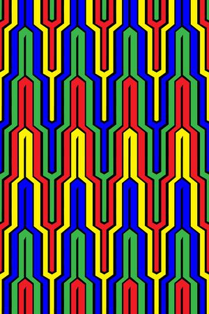 几何印花华亿平台图片