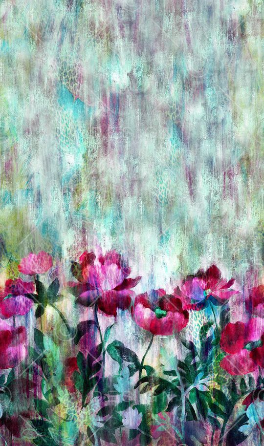 油画花卉印花华亿平台图片