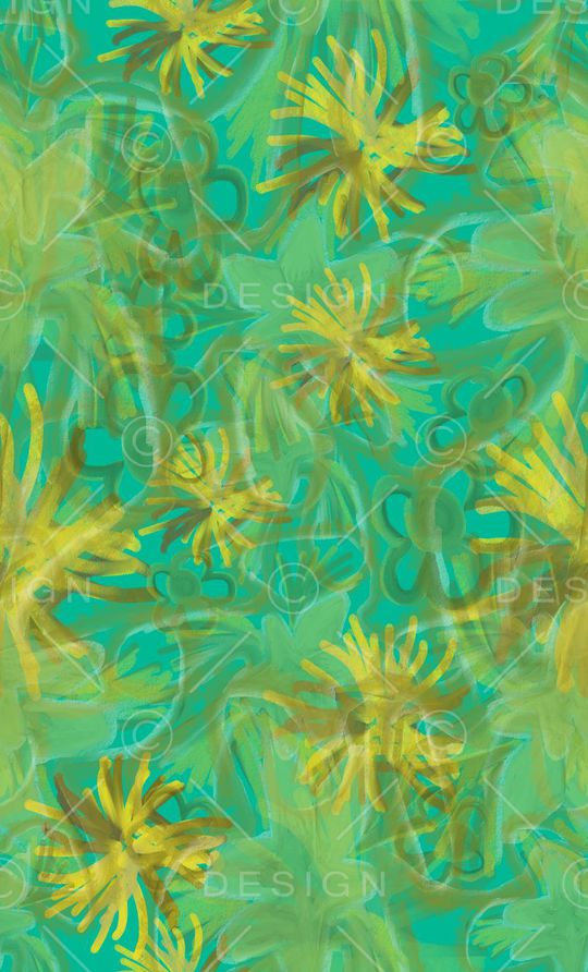 手绘涂鸦图案印花华亿平台图片