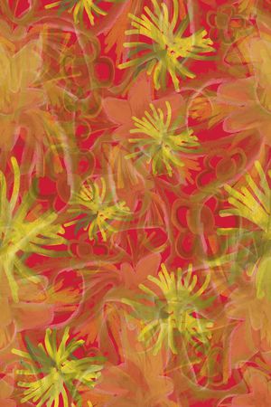 手绘涂鸦图案印花华亿平台图片