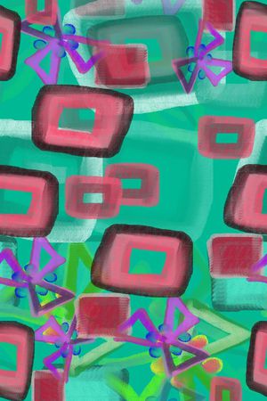 方格印花华亿平台图片