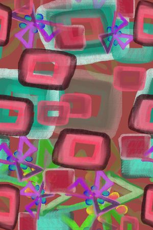 方格印花华亿平台图片