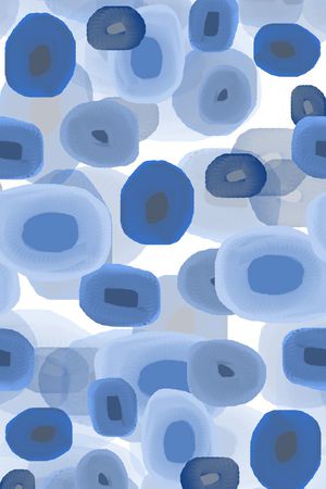 圆圈与波点印花华亿平台图片