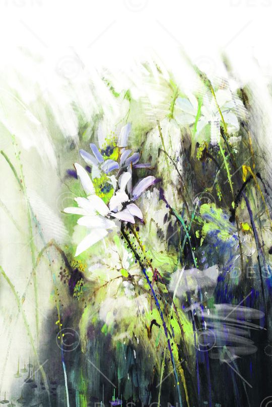 油画花卉印花华亿平台图片