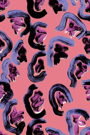 水墨印花华亿平台图片