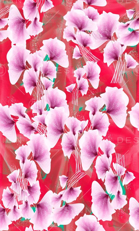 水彩笔触印花华亿平台图片