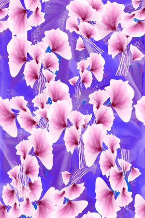 水彩笔触印花华亿平台图片