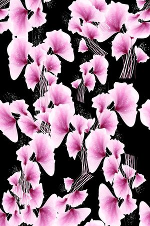 水彩笔触印花华亿平台图片