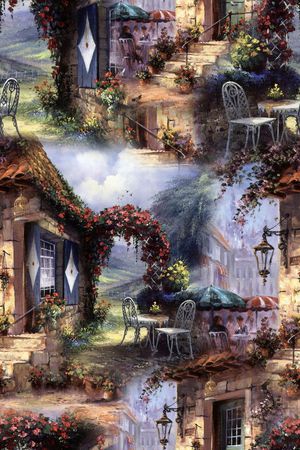 风景印花华亿平台图片